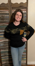 Load image into Gallery viewer, Camo long sleeve with suede